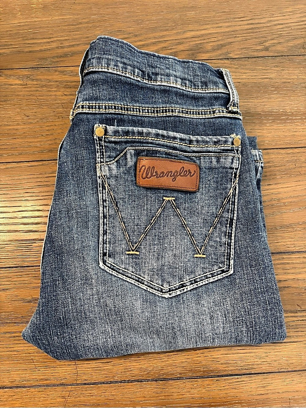 Wrangler Retro Slim Boot Jeans Waist 30 Length 34 Blue